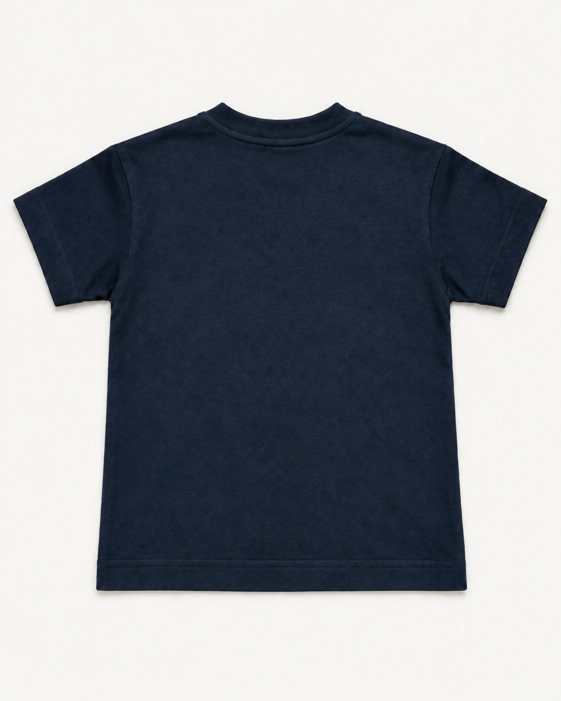 Black Futurum Youth organic cotton T-shirt — plain back view