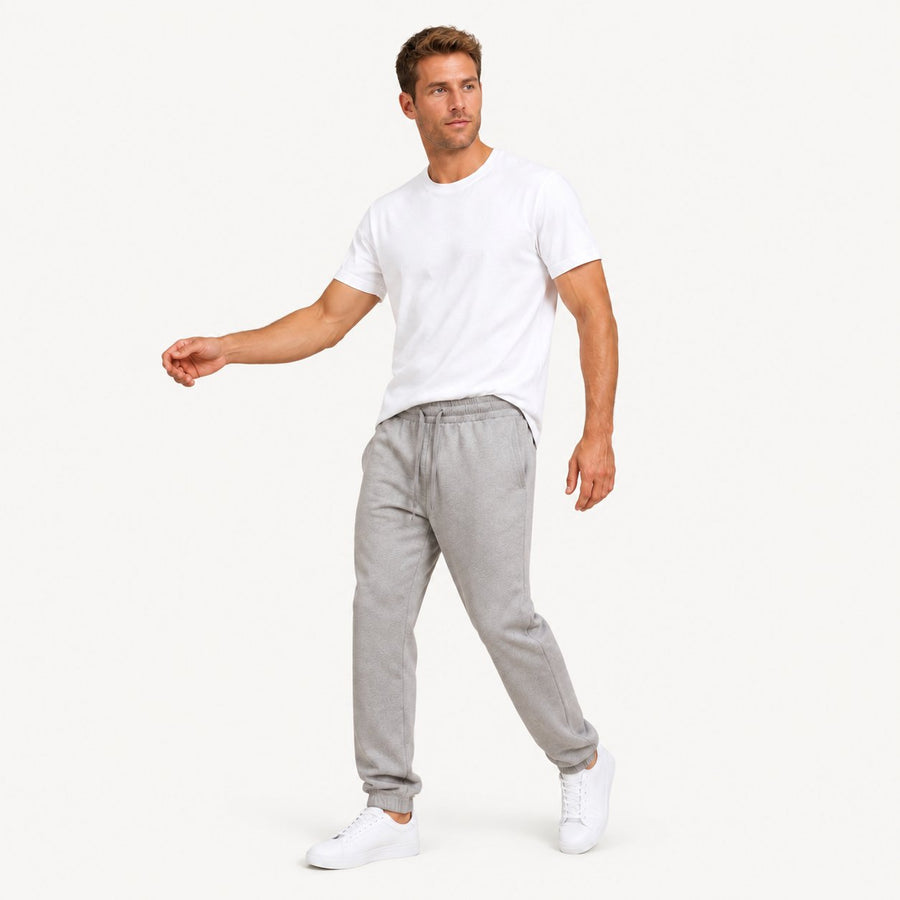 Men’s Moderni T-Shirt in White — full-body studio view