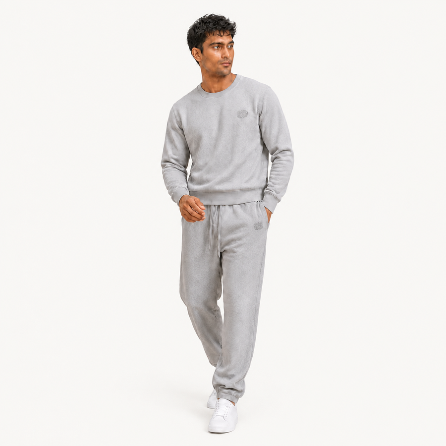 Men's Pura coordinated gray sweatshirt and sweatpants