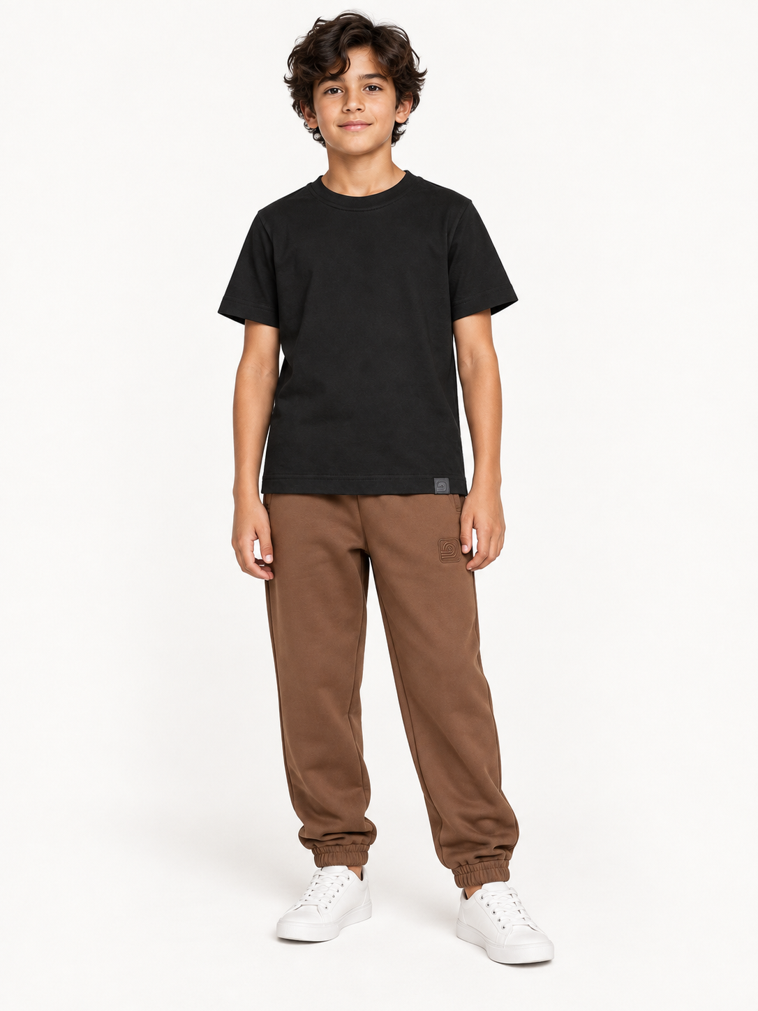 Boys Tshirt Black Model — T-shirt · fashion model