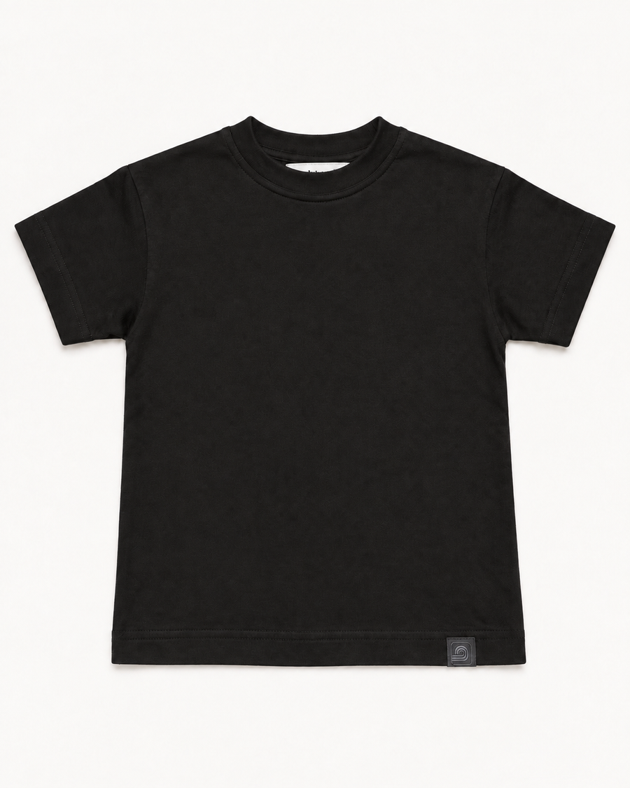 Black Futurum T-shirt — Boys and girls · corrected black tone