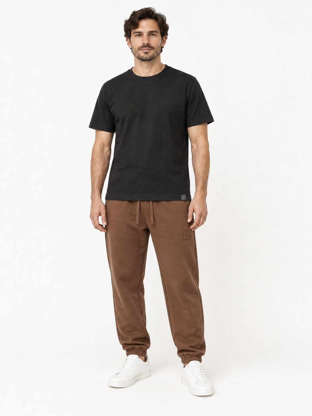 Mens Tshirt Black Model — T-shirt · fashion model