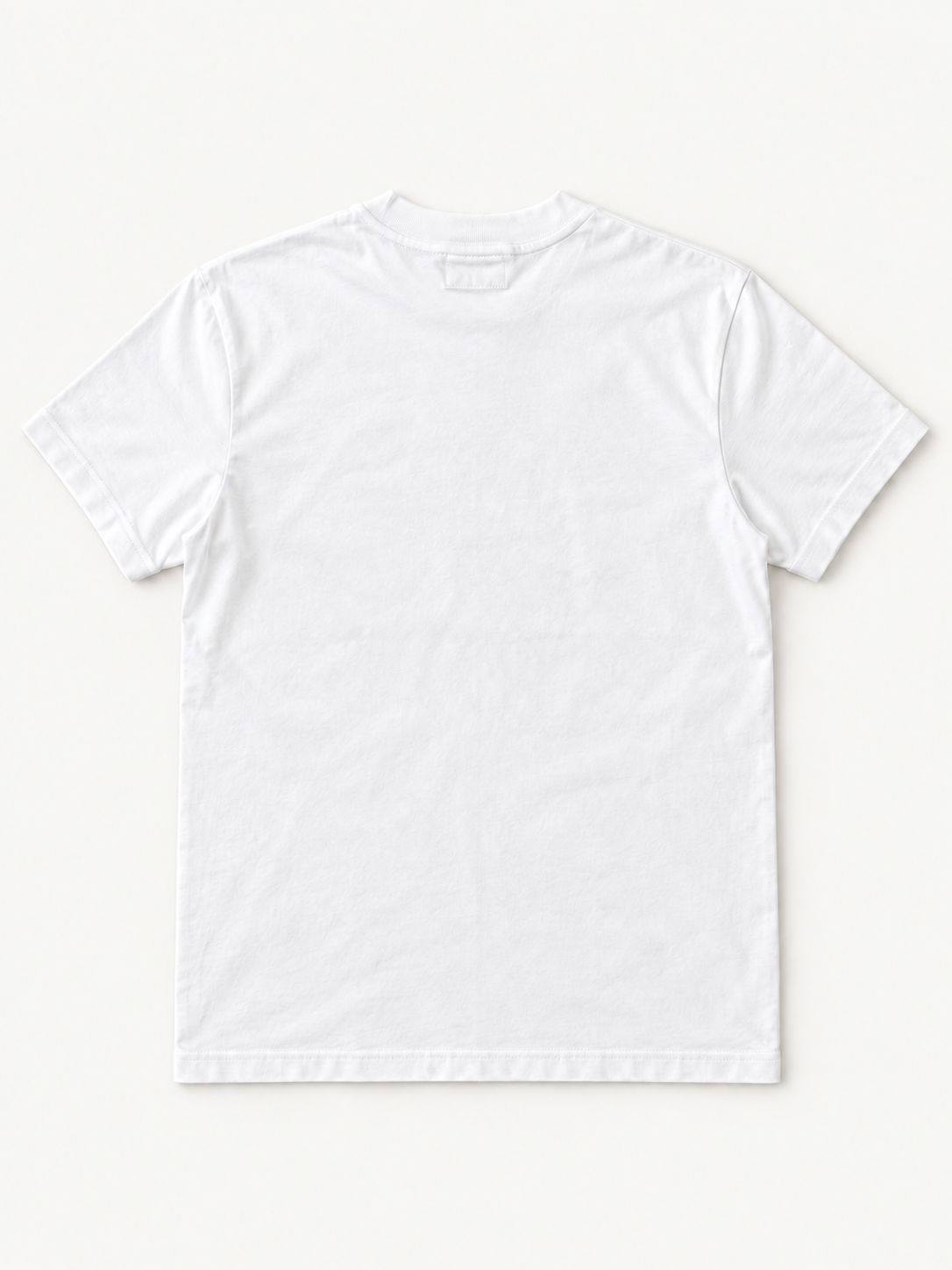 White Moderni unisex T-shirt back view