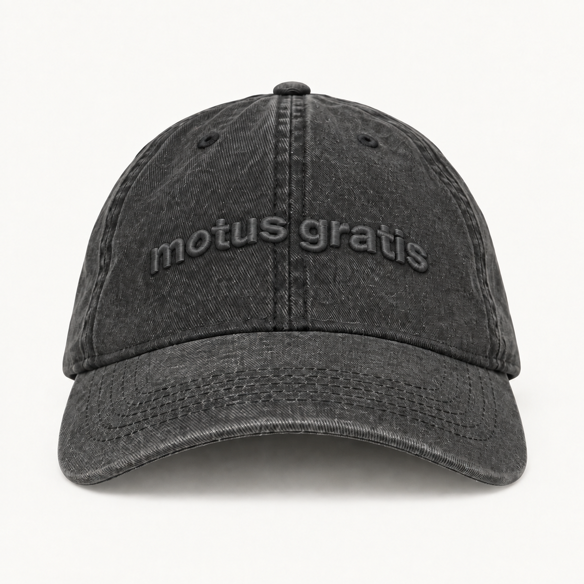 Vita cap - Black on Black - front product view