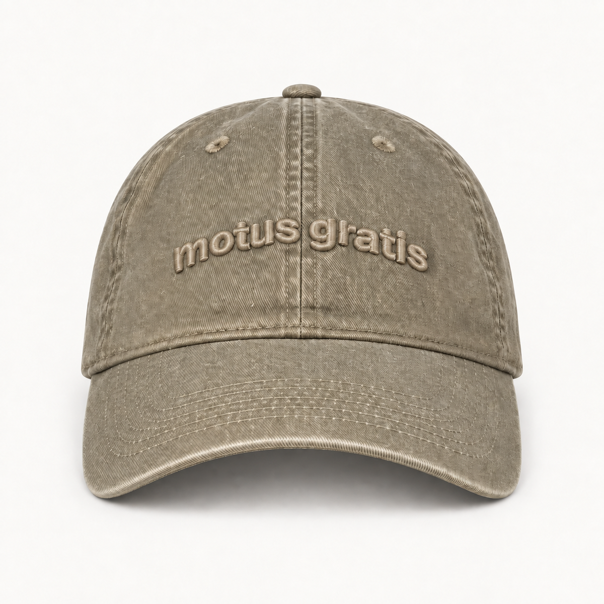 Vita cap - Tan on Tan - front product view